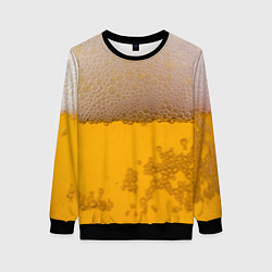 Свитшот женский Пиво, цвет: 3D-черный