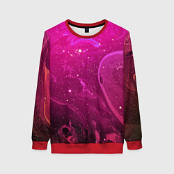 Женский свитшот РОЗОВЫЙ КОСМОС