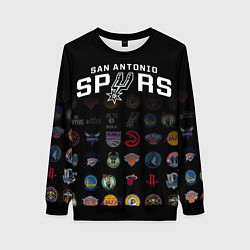 Свитшот женский San Antonio Spurs 2, цвет: 3D-черный