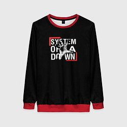 Свитшот женский System of a Down, цвет: 3D-красный