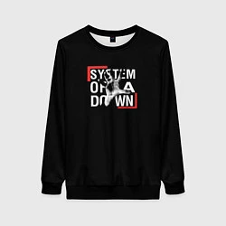 Свитшот женский System of a Down, цвет: 3D-черный