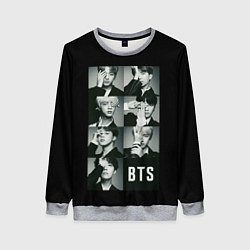 Свитшот женский BTS, цвет: 3D-меланж