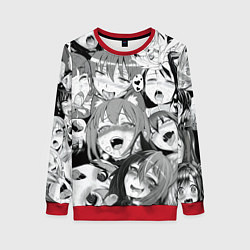 Свитшот женский АХЕГАО, цвет: 3D-красный