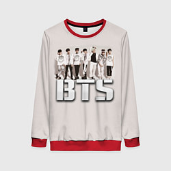 Свитшот женский BTS, цвет: 3D-красный