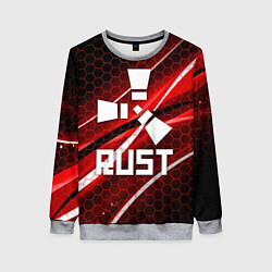 Свитшот женский RUST, цвет: 3D-меланж