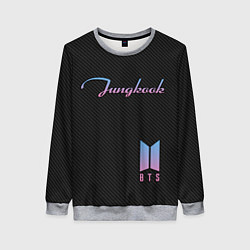 Свитшот женский BTS Jungkook, цвет: 3D-меланж