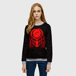 Свитшот женский Предатор Z, цвет: 3D-меланж — фото 2