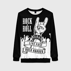 Женский свитшот Rock and Roll