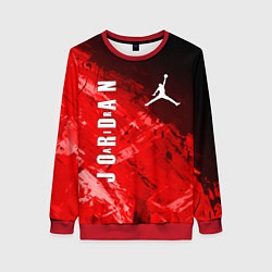 Свитшот женский MICHAEL JORDAN AIR, цвет: 3D-красный