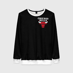 Свитшот женский CHICAGO BULLS, цвет: 3D-белый