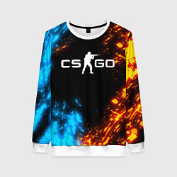 Свитшот женский CS GO, цвет: 3D-белый