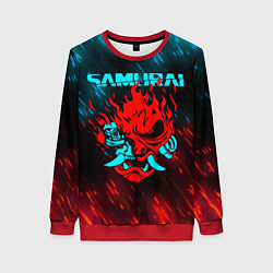 Женский свитшот CYBERPUNK 2077 SAMURAI
