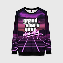Свитшот женский GTA VICE CITY, цвет: 3D-черный