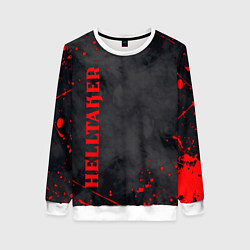 Свитшот женский Helltaker Logo Z, цвет: 3D-белый