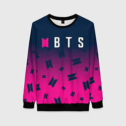 Свитшот женский BTS БТС, цвет: 3D-черный