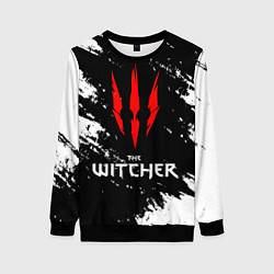 Свитшот женский The Witcher, цвет: 3D-черный