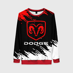 Свитшот женский DODGE, цвет: 3D-красный