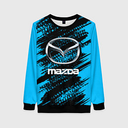 Свитшот женский MAZDA, цвет: 3D-черный