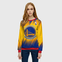 Свитшот женский Golden State Warriors, цвет: 3D-красный — фото 2