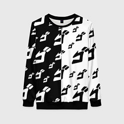 Свитшот женский JoJo Bizarre Adventure, цвет: 3D-черный