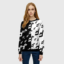 Свитшот женский JoJo Bizarre Adventure, цвет: 3D-черный — фото 2