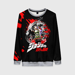 Свитшот женский JoJo Bizarre Adventure, цвет: 3D-меланж