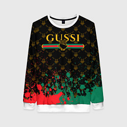 Свитшот женский GUSSI ГУСИ, цвет: 3D-белый