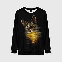 Женский свитшот Дымчато-световой кот