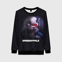 Свитшот женский UNDERTALE, цвет: 3D-черный