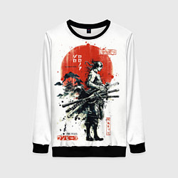 Свитшот женский ONE PIECE ZOHO SAMURAI, цвет: 3D-черный