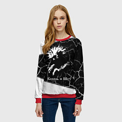 Свитшот женский КОРОЛЬ И ШУТ, цвет: 3D-красный — фото 2