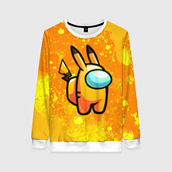Женский свитшот AMONG US - Pikachu