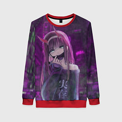 Свитшот женский Zero Two in mask, цвет: 3D-красный