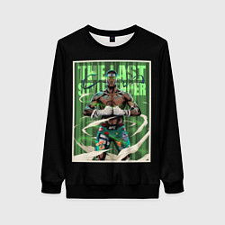 Свитшот женский Исраэль Адесанья, цвет: 3D-черный