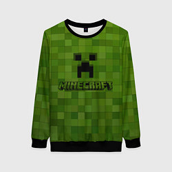 Свитшот женский Minecraft, цвет: 3D-черный