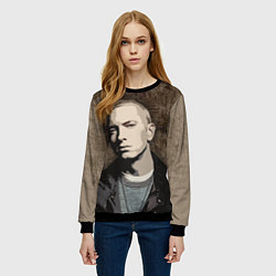 Свитшот женский EMIN?M, цвет: 3D-черный — фото 2