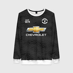 Свитшот женский MANCHESTER UNITED 2021 - AWAY, цвет: 3D-белый