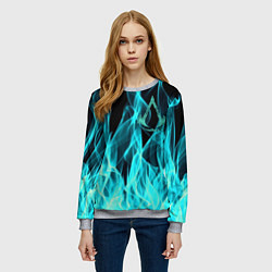 Свитшот женский ASSASSINS CREED VALHALLA, цвет: 3D-меланж — фото 2