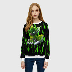 Свитшот женский Protogen music, цвет: 3D-белый — фото 2