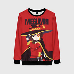 Свитшот женский Megumin, цвет: 3D-черный