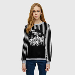 Свитшот женский Umbrella academy, цвет: 3D-меланж — фото 2