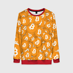 Женский свитшот Я БИТКОИН I AM BITCOIN
