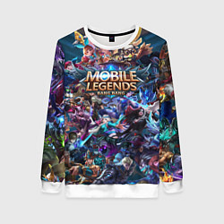 Свитшот женский Mobile Legends Z, цвет: 3D-белый