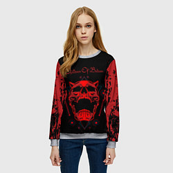Свитшот женский Children of Bodom Blood Z, цвет: 3D-меланж — фото 2