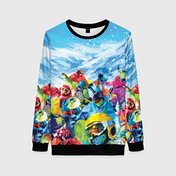 Женский свитшот Палитра сноуборд