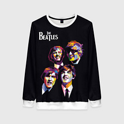 Свитшот женский The Beatles, цвет: 3D-белый
