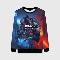 Свитшот женский Mass EFFECT Legendary ed, цвет: 3D-черный