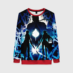 Свитшот женский Sword Art Online Кирито Асуна, цвет: 3D-красный
