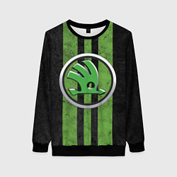 Женский свитшот Skoda Green Logo Z