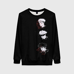 Свитшот женский Jujutsu Kaisen, цвет: 3D-черный